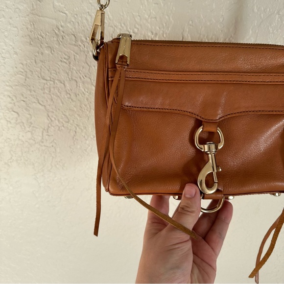 Rebeca Minkoff Mini MAC Brown Leather Chain Strap Bag - Picture 6 of 9